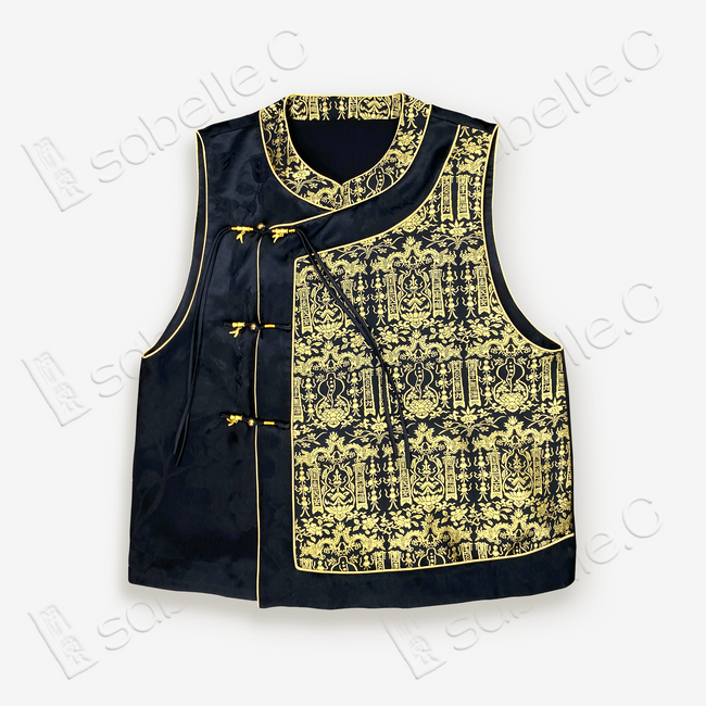 Chinese Brocade Vest