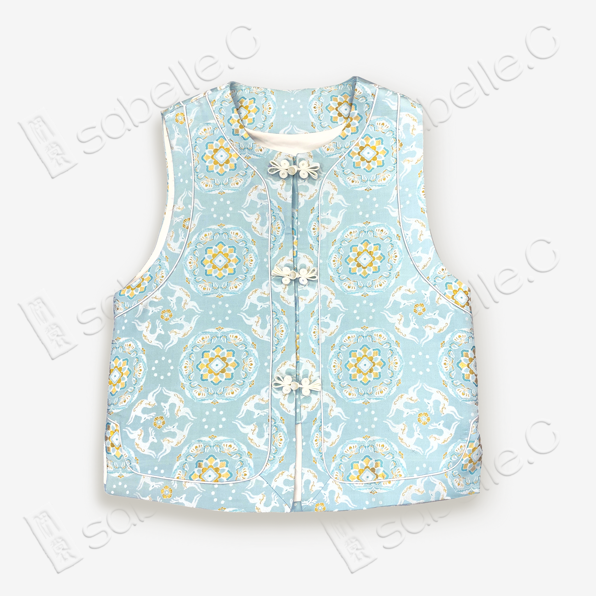 Chinese Brocade Vest