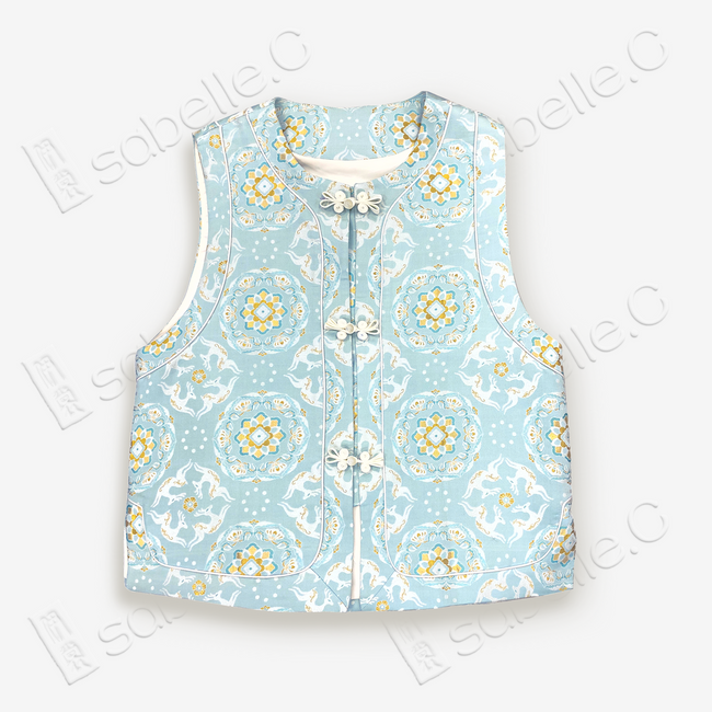 Chinese Brocade Vest
