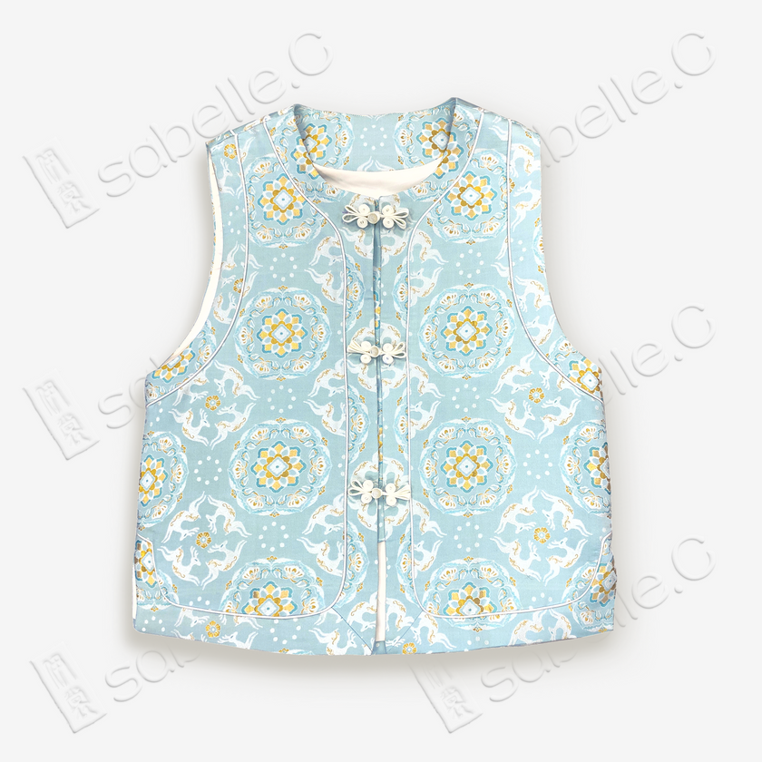 Chinese Brocade Vest