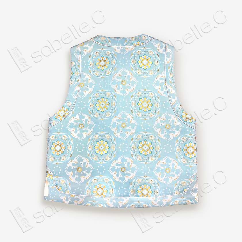 Chinese Brocade Vest