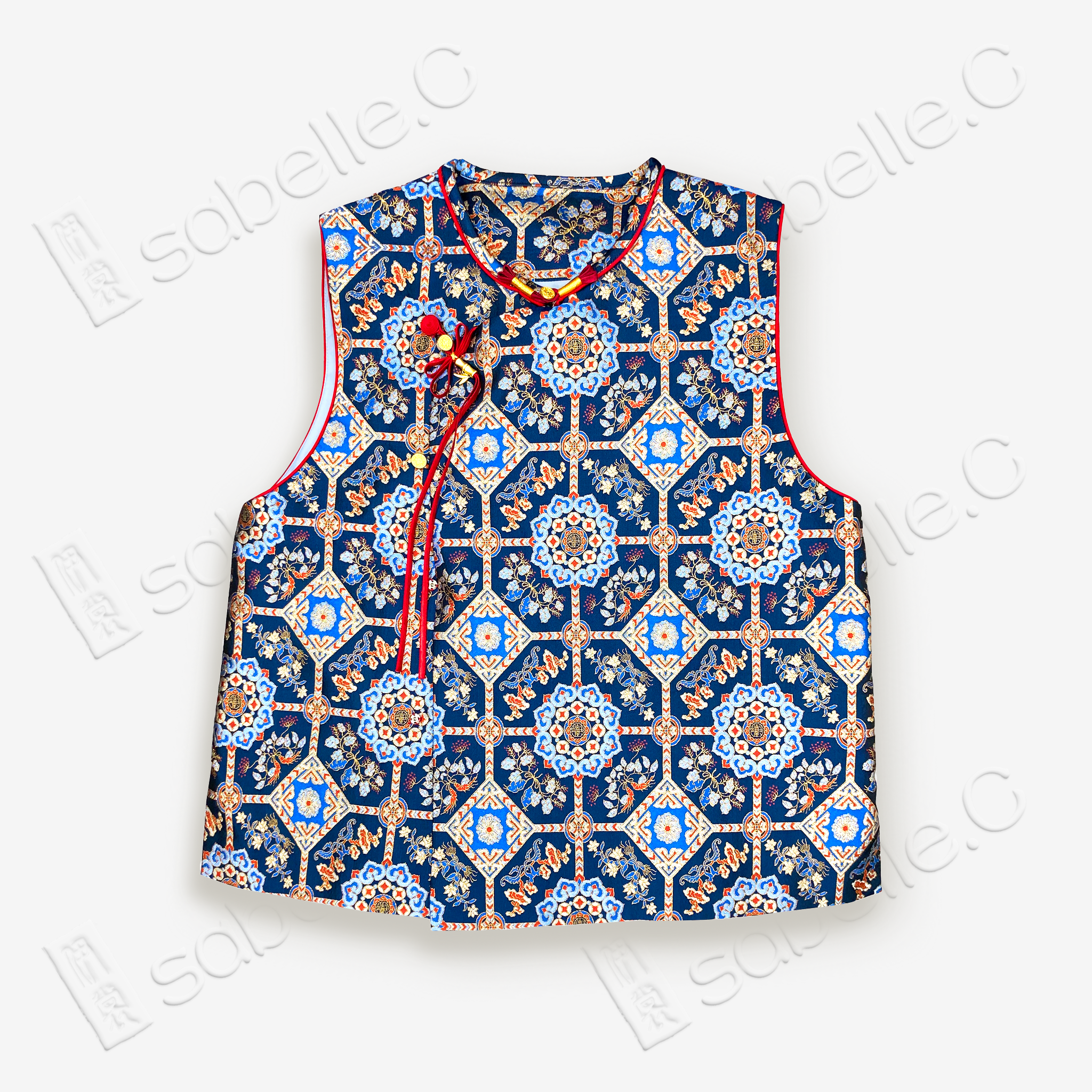 Chinese Brocade Vest