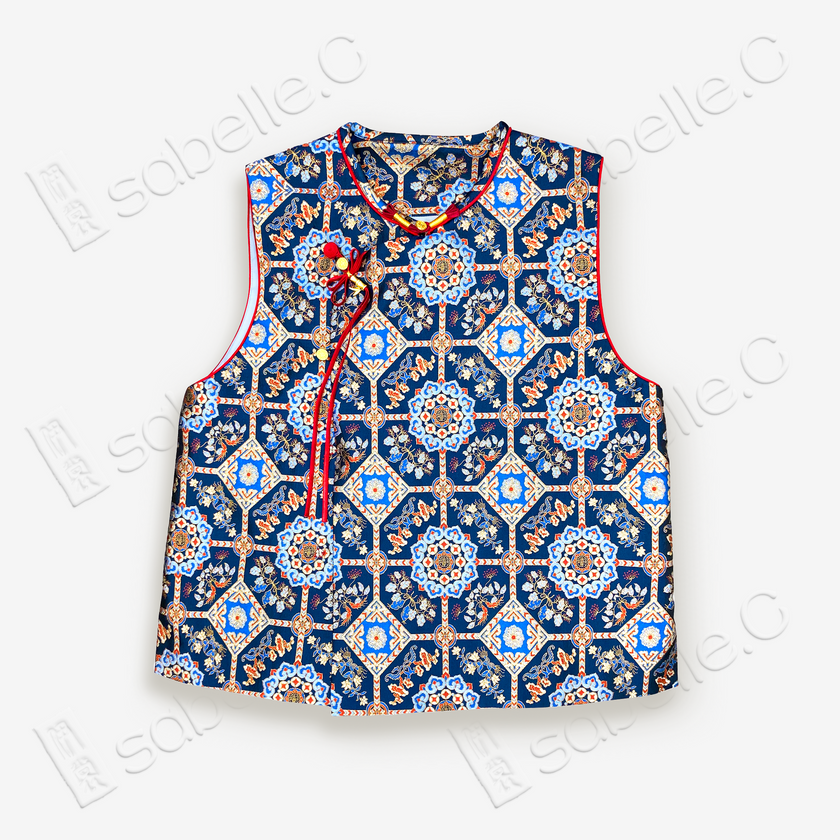 Chinese Brocade Vest