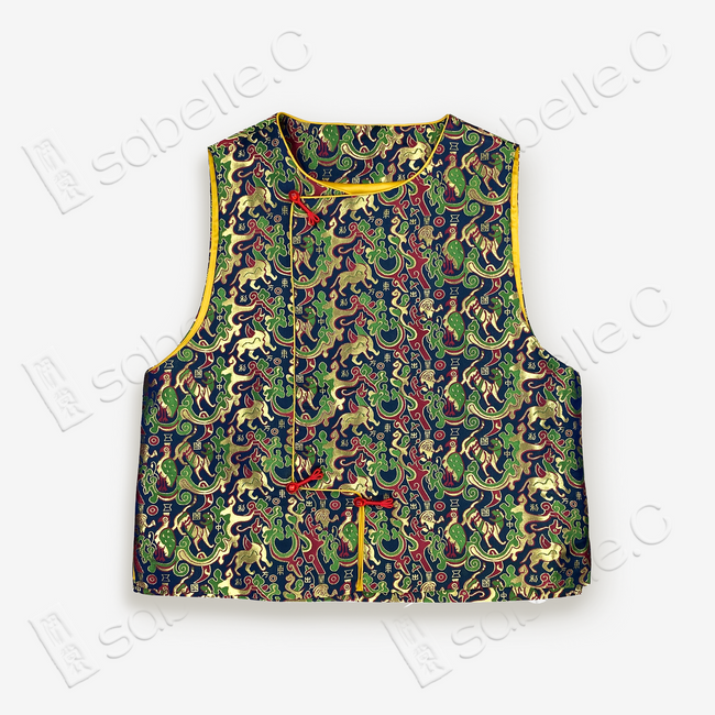 Chinese Brocade Vest