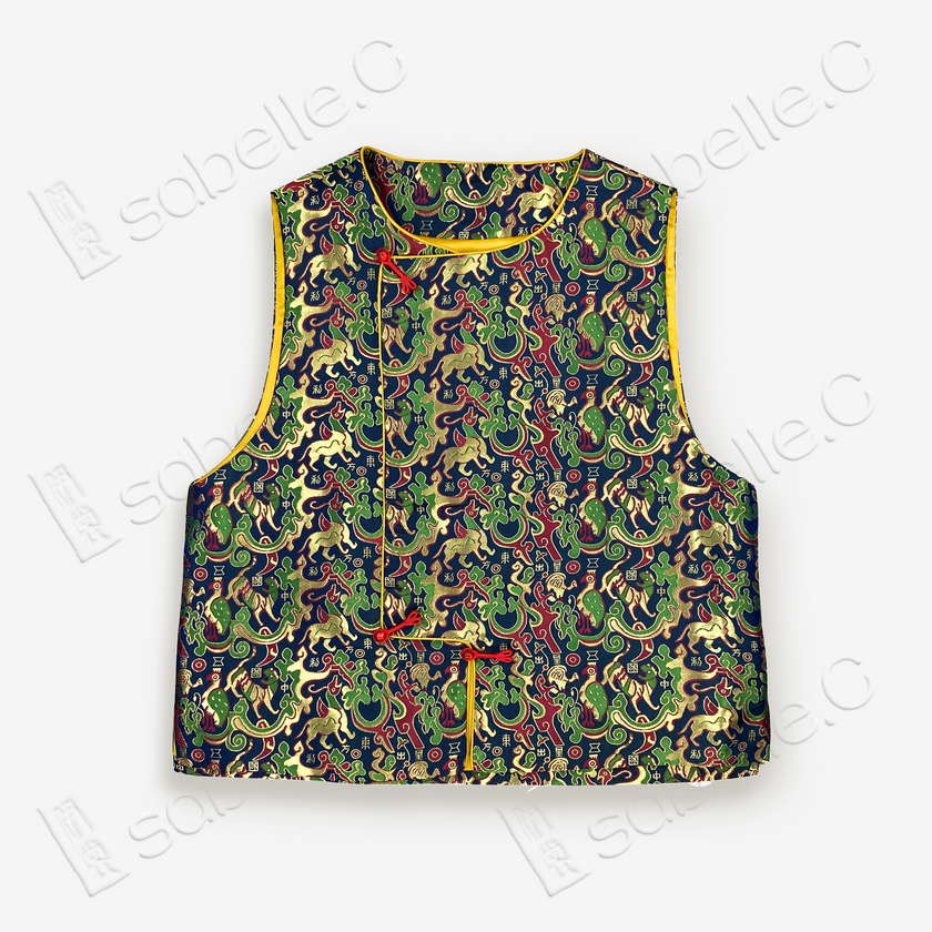 Chinese Brocade Vest