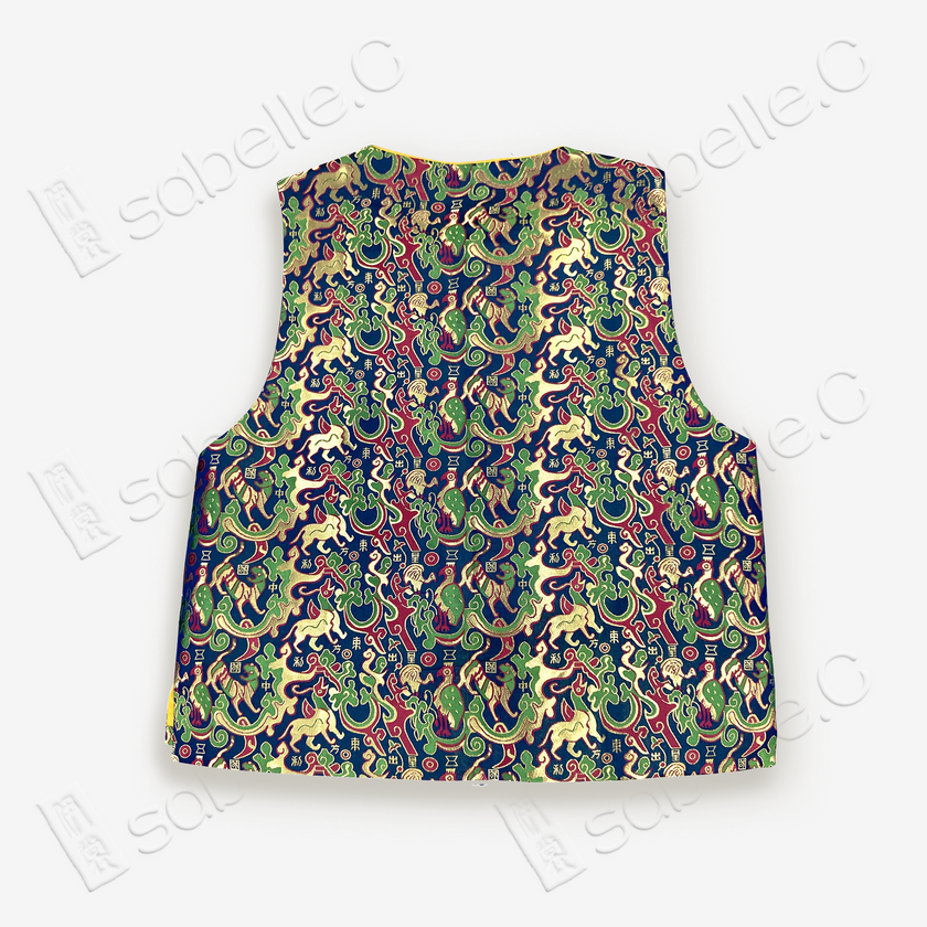 Chinese Brocade Vest