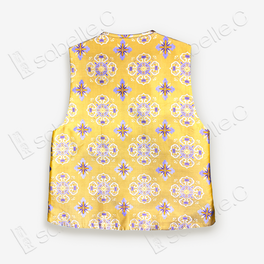 Chinese Brocade Vest
