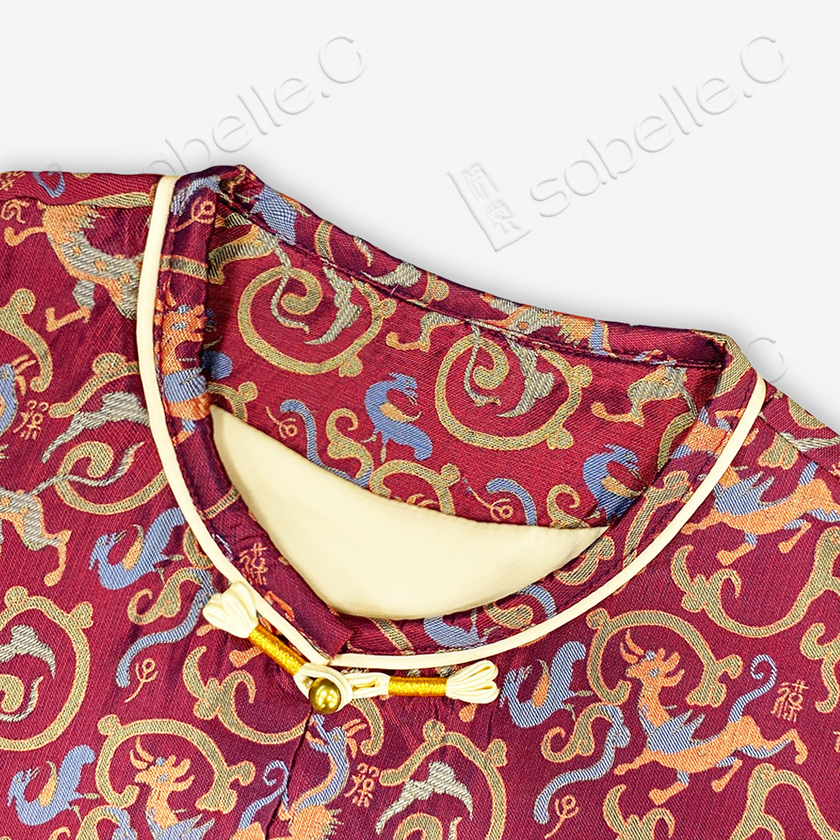 Song Brocade Silk Waistcoat