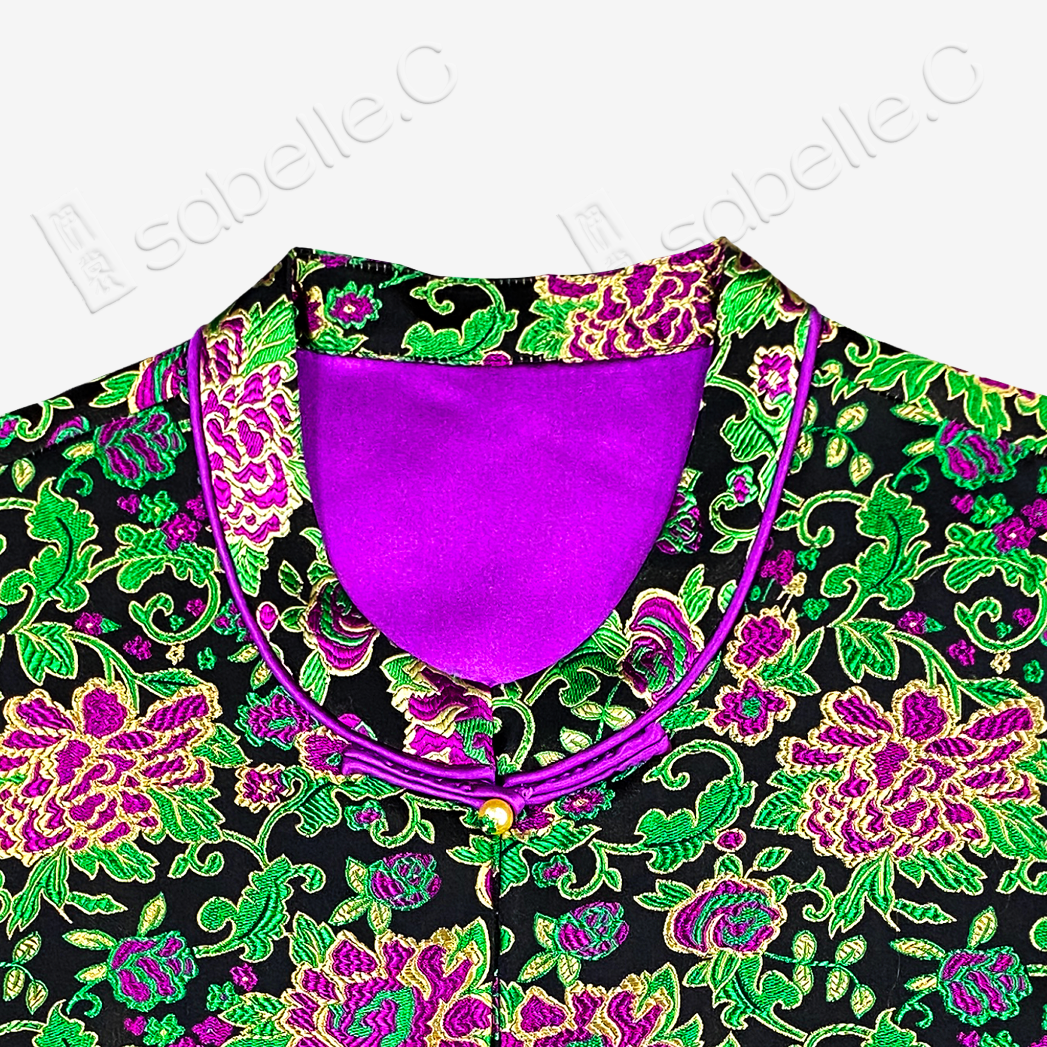 Chinese Yun Brocade Vest