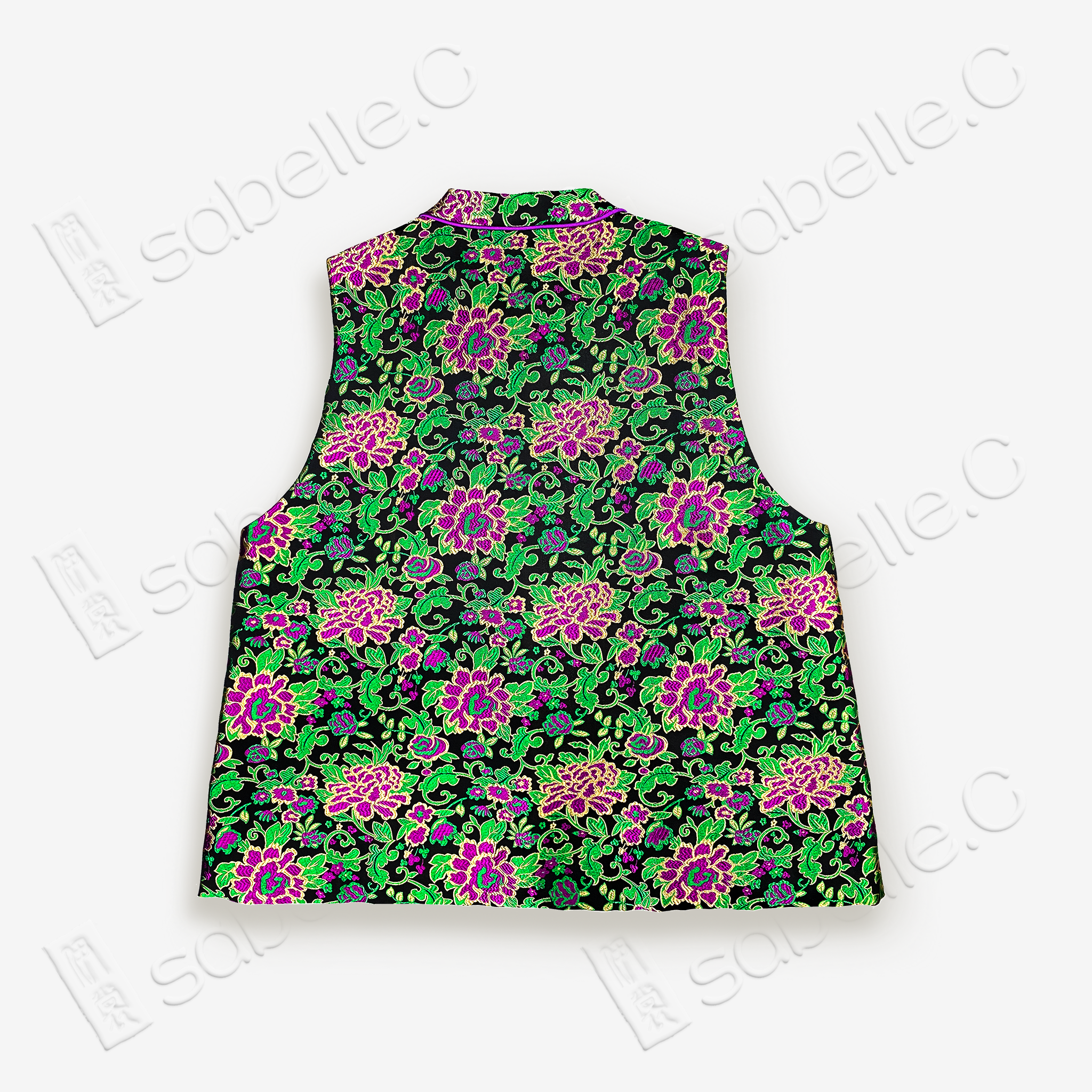 Chinese Yun Brocade Vest