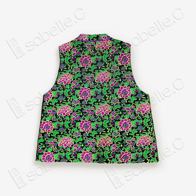 Chinese Yun Brocade Vest
