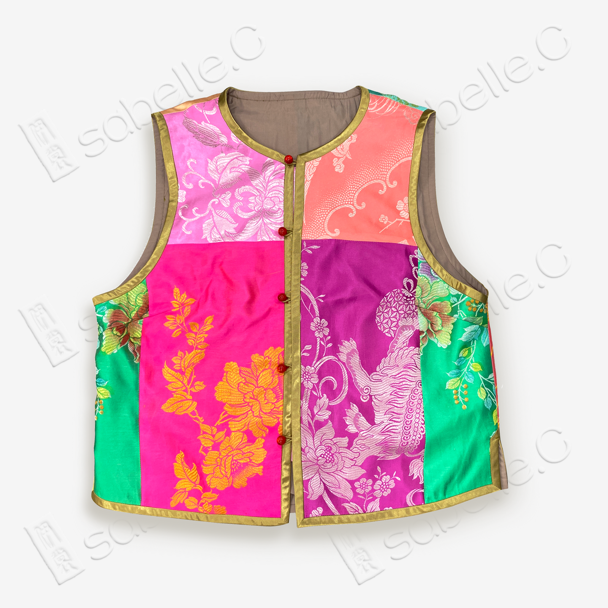 Chinese Vintage Silk Vest