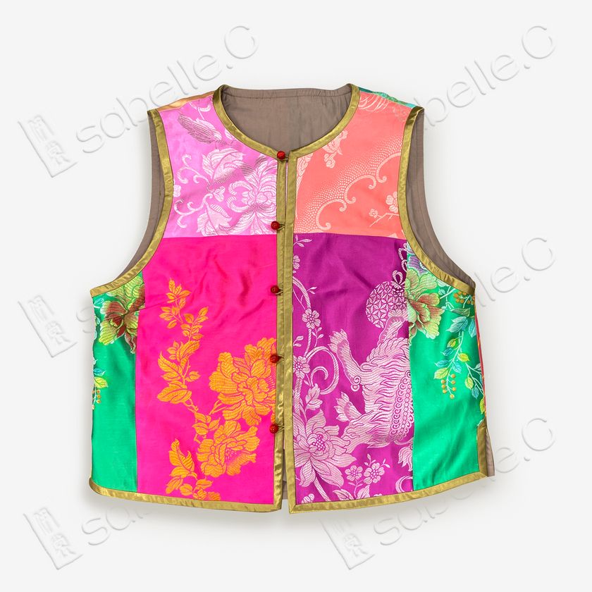 Chinese Vintage Silk Vest