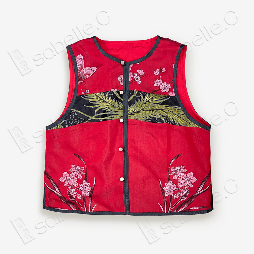 Chinese Vintage Silk Vest