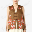 Fengguan Xiapei Vintage Silk Satin Vest - 「鳳冠霞帔款」古董真絲老緞馬甲