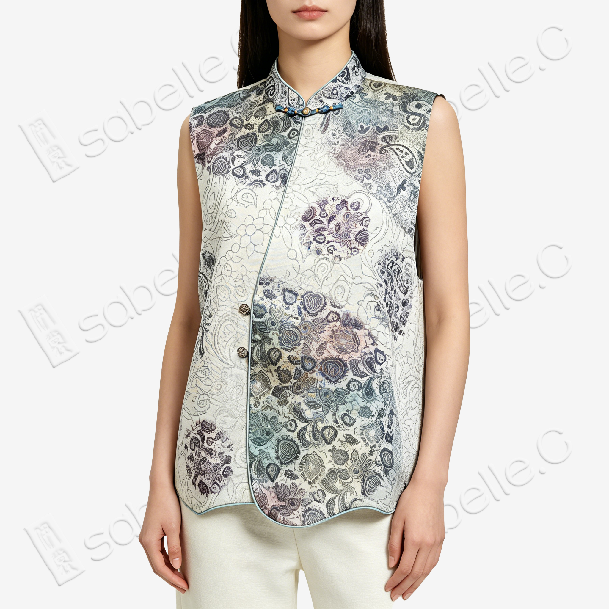 Tang Brocade Heritage Vest - 唐锦马甲