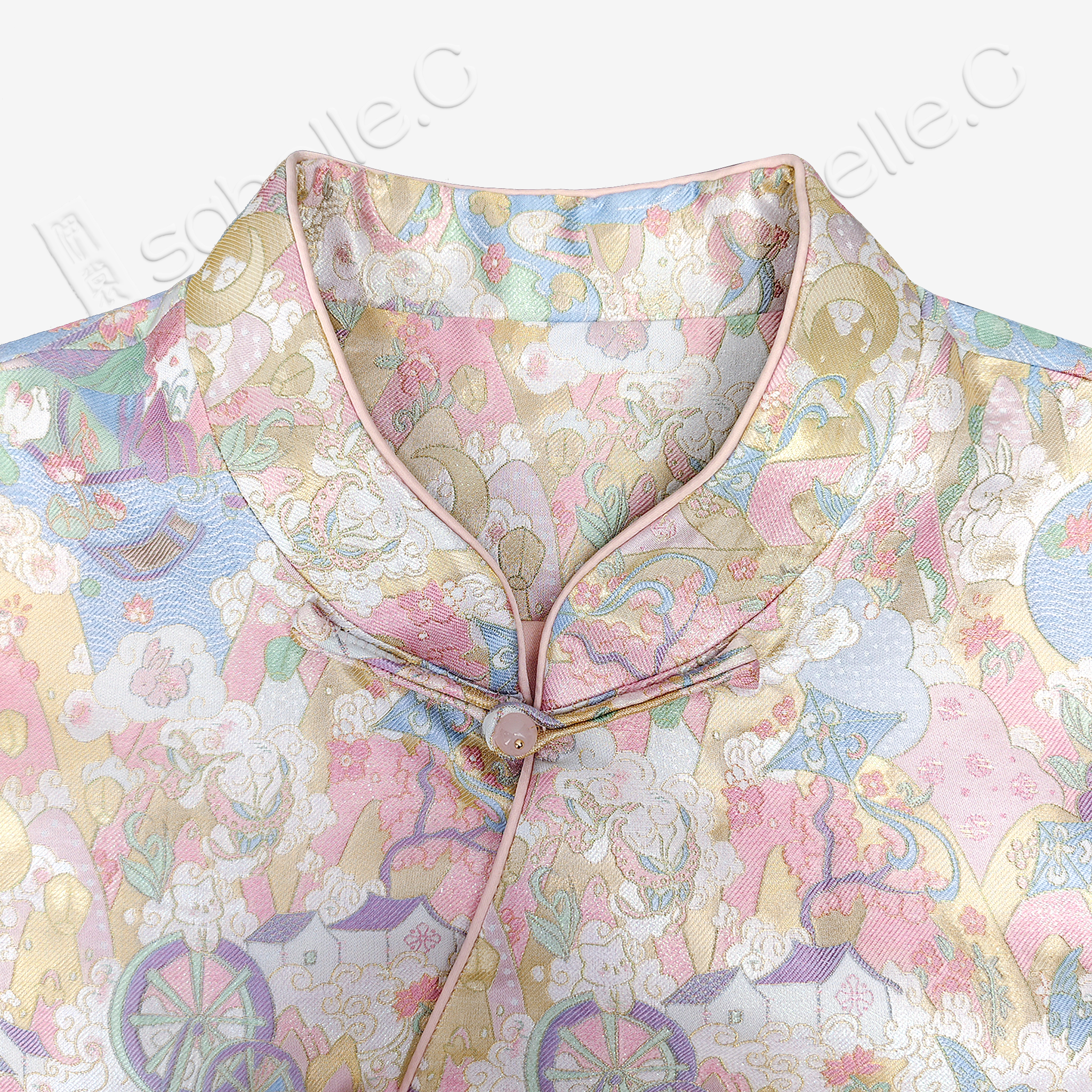 Song Brocade Waistcoat - 「淺綺春闌」宋錦馬甲