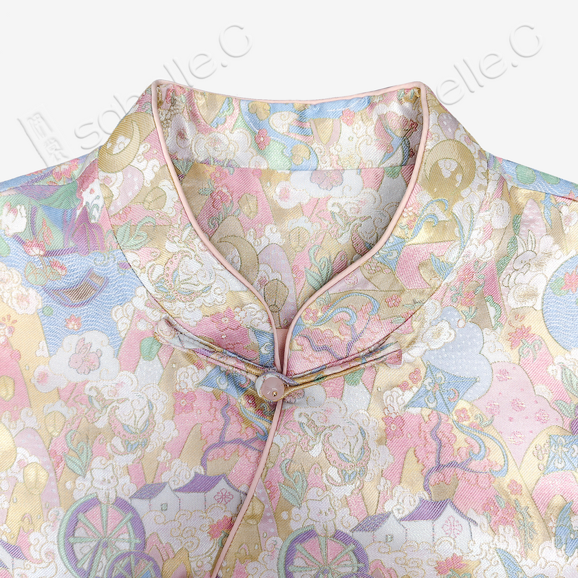 Song Brocade Waistcoat - 「淺綺春闌」宋錦馬甲