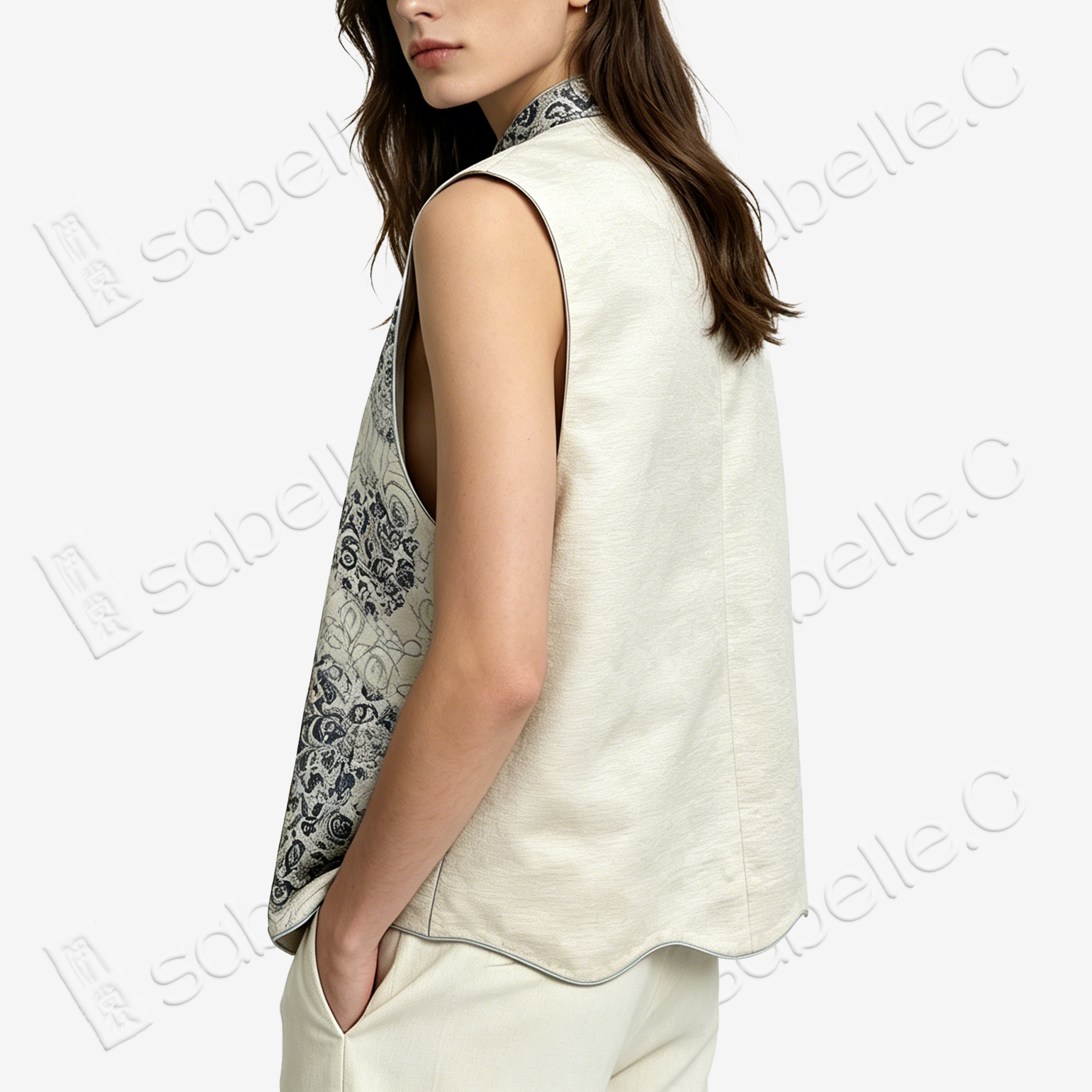 Tang Brocade Heritage Vest - 唐锦马甲