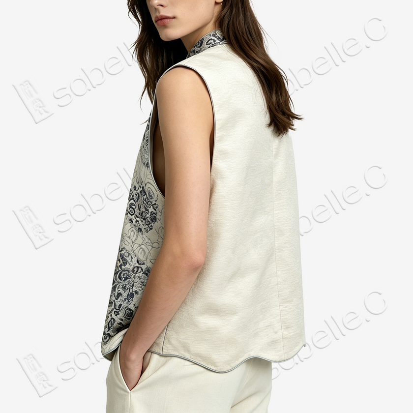 Tang Brocade Heritage Vest - 唐锦马甲