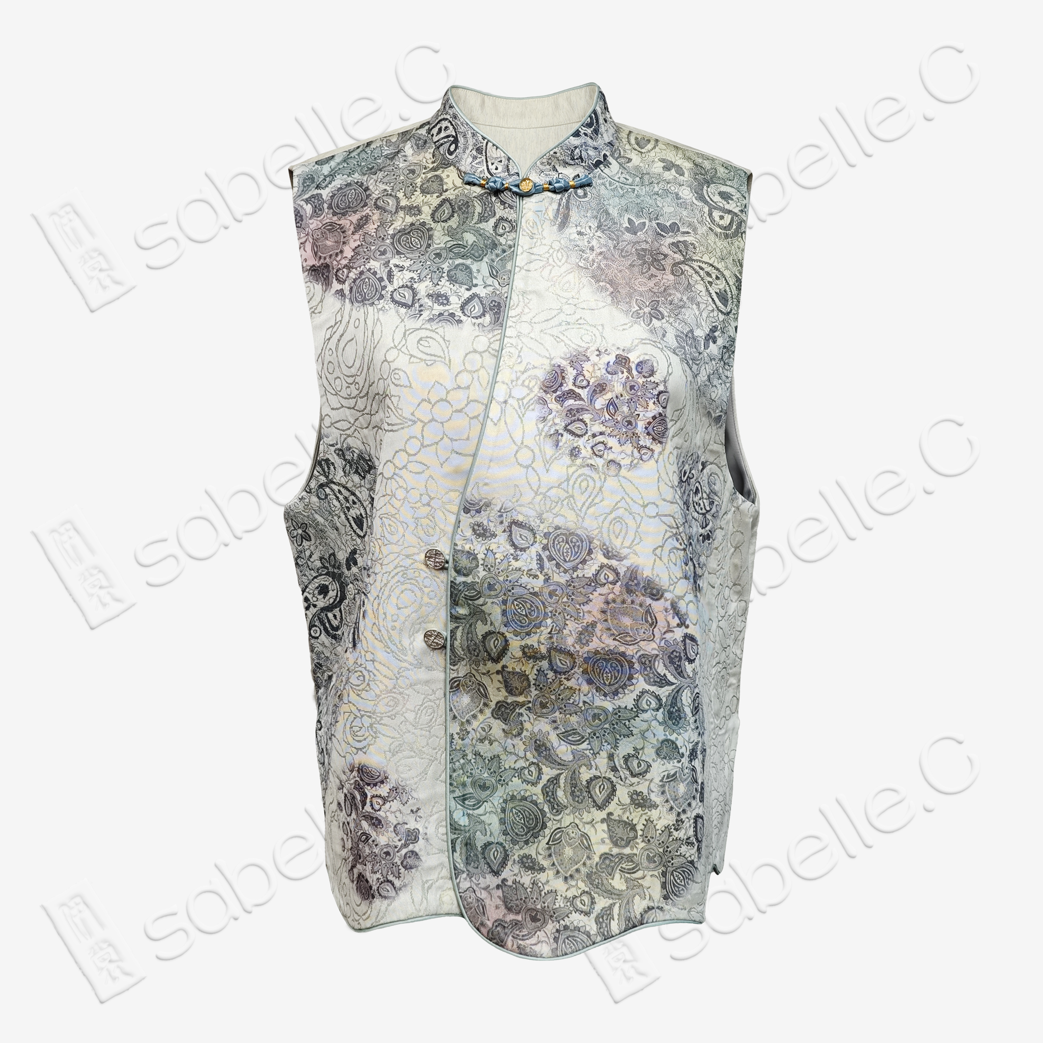 Tang Brocade Heritage Vest - 唐锦马甲