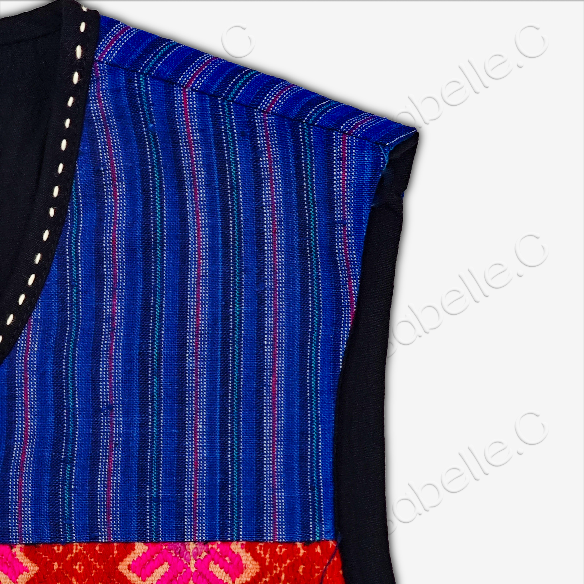 Vintage Brocade Ethnic-style Tank Top