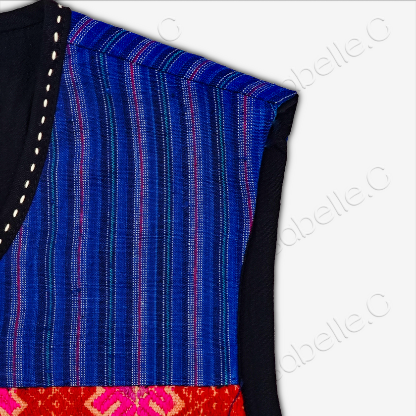 Vintage Brocade Ethnic-style Tank Top