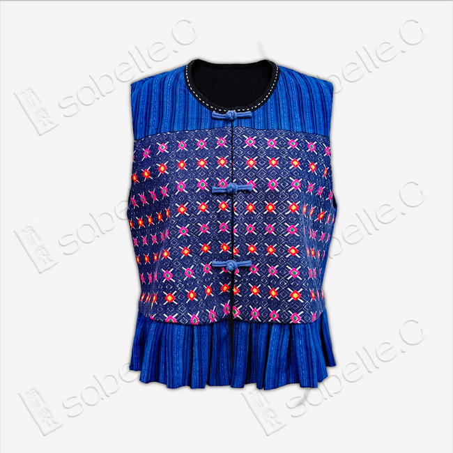 Vintage Brocade Ethnic-style Tank Top