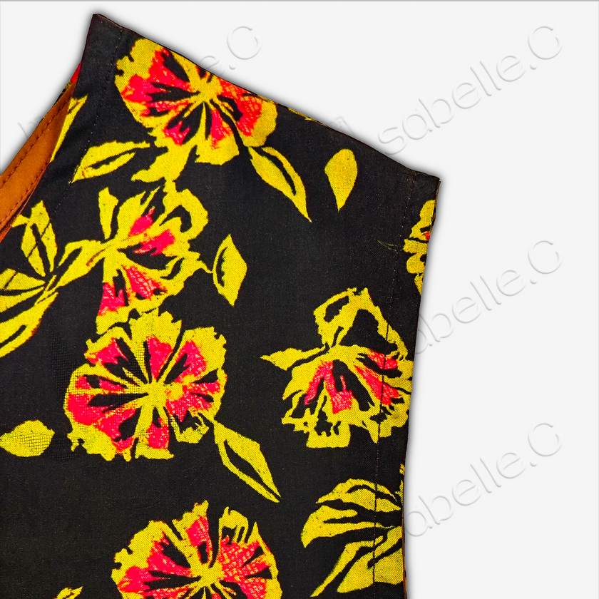 Gambiered Canton Silk Vest