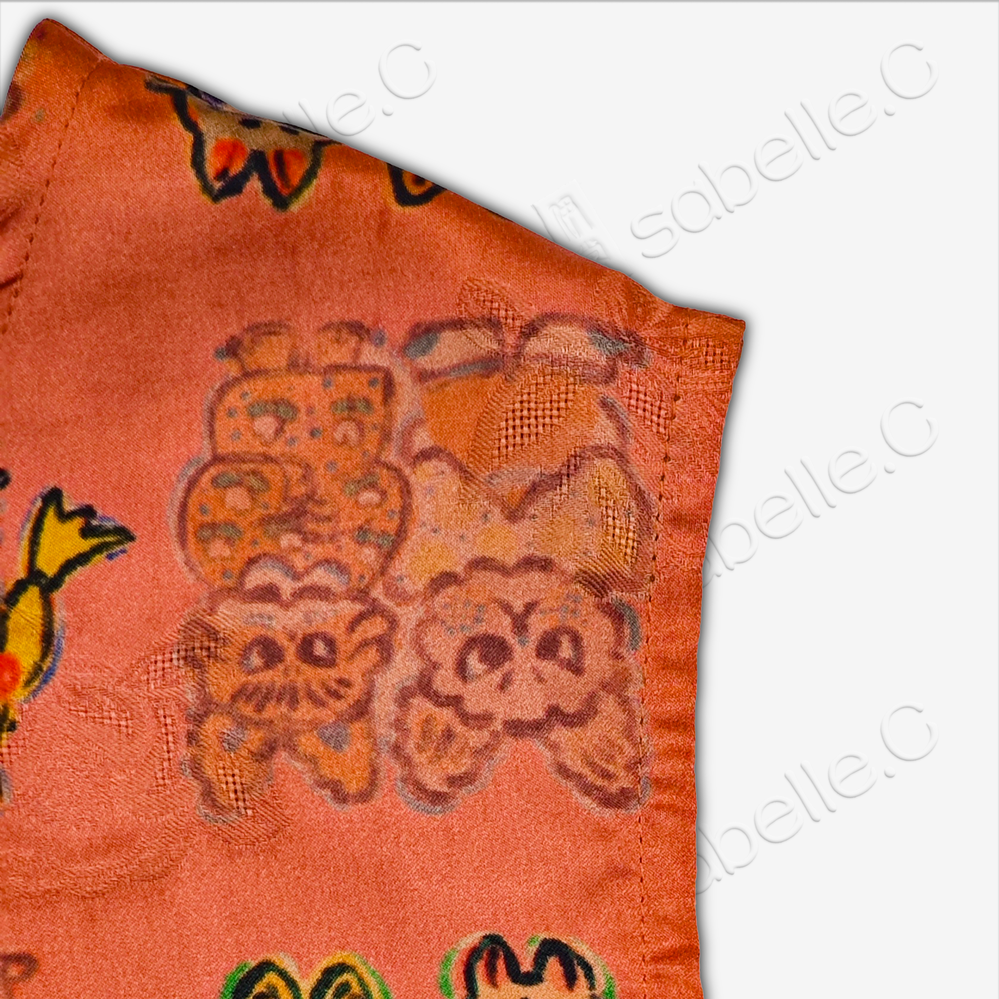 Gambiered Canton Silk Vest