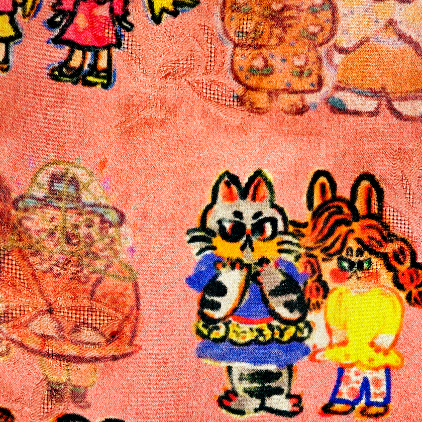 Gambiered Canton Silk Vest