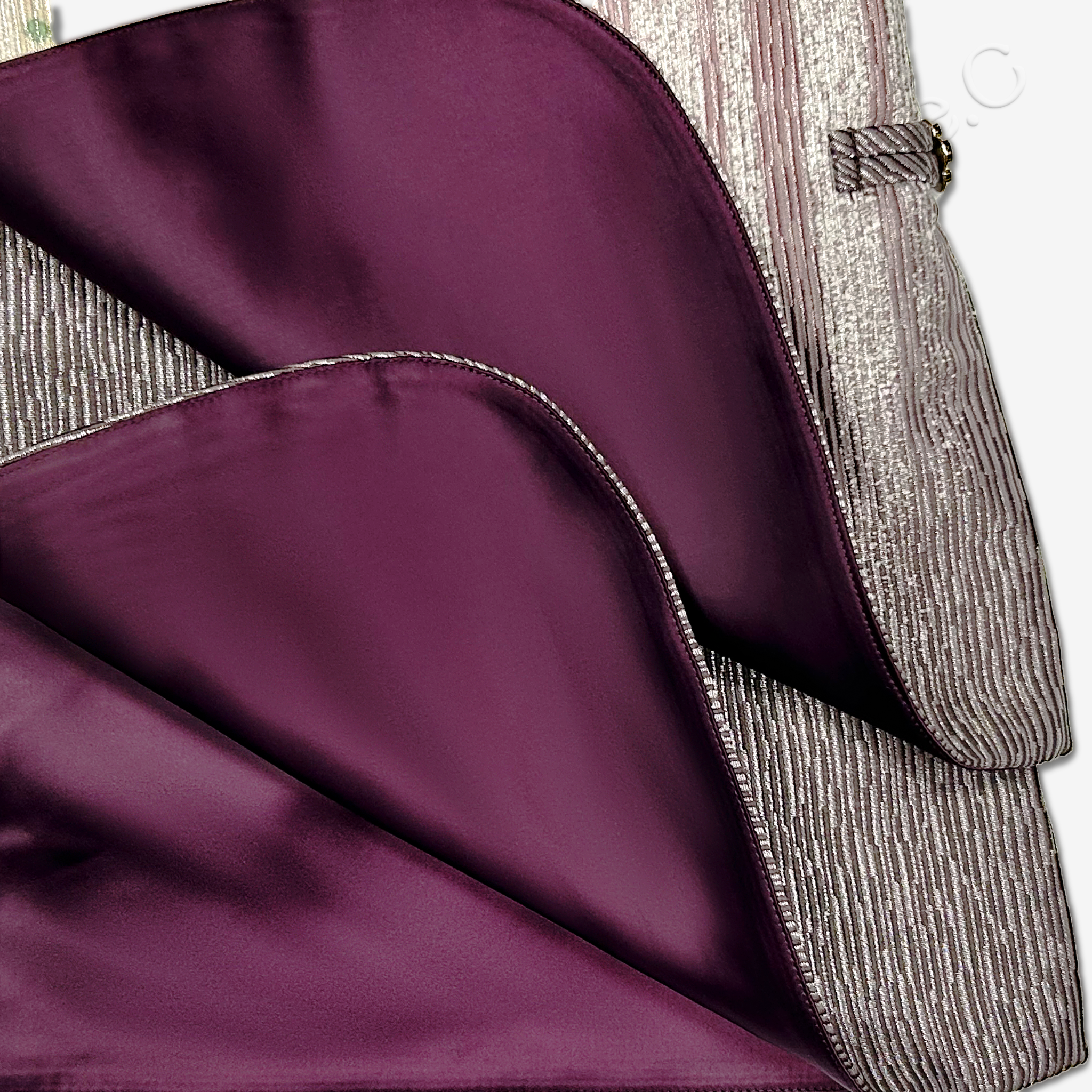 Tang Brocade Tank Top with Double-Layered Hem