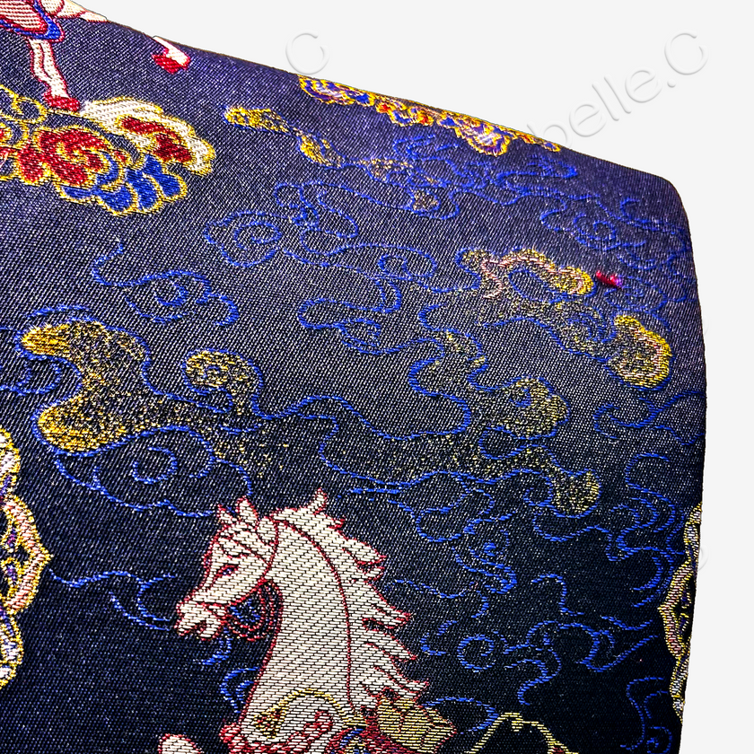 Horse-Patterned Song Brocade Tank Top