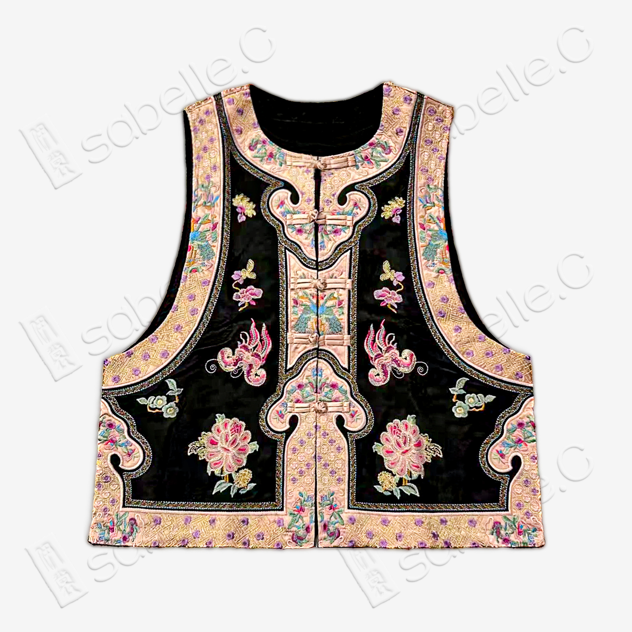Embroidered Top with Ruyi Pattern