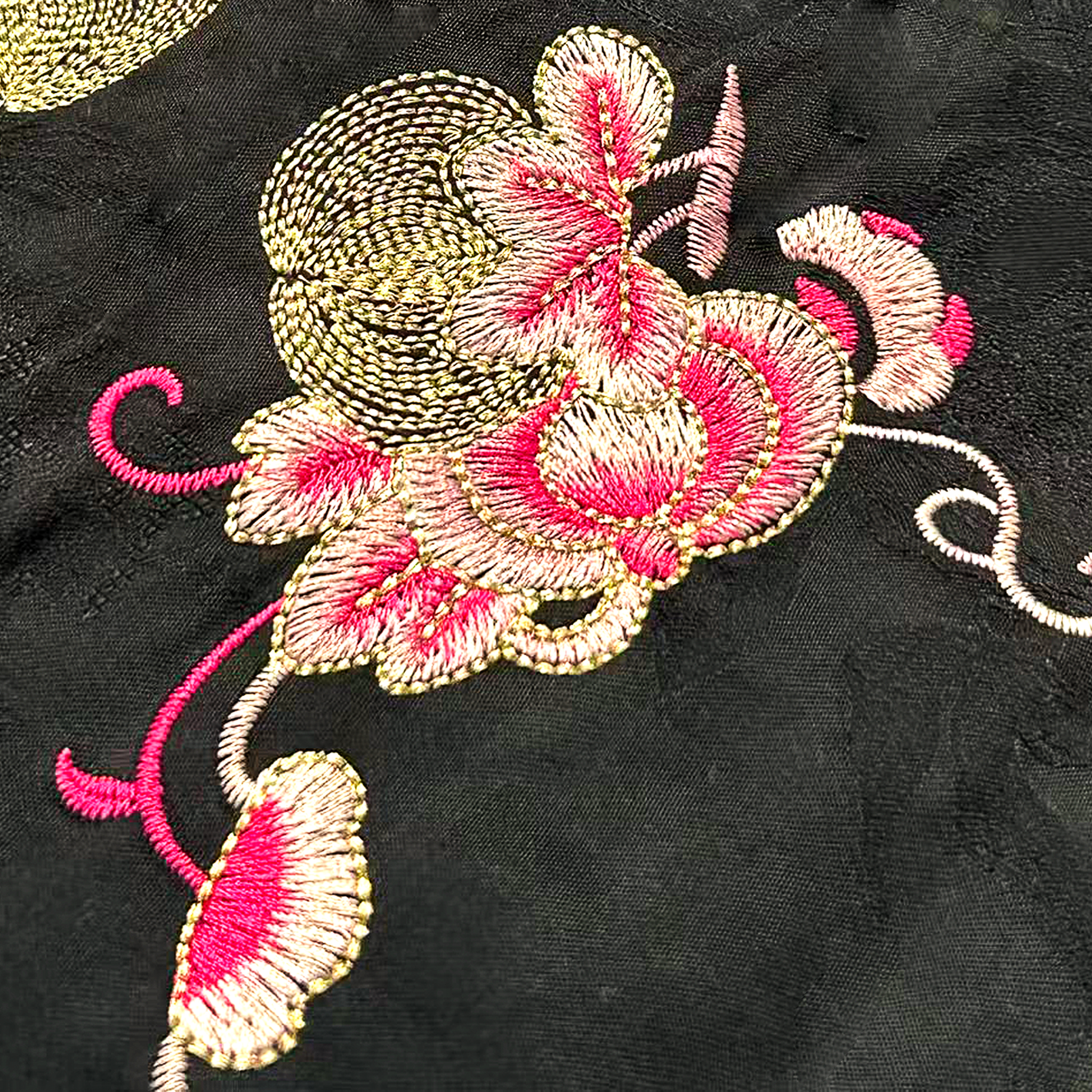Embroidered Top with Ruyi Pattern