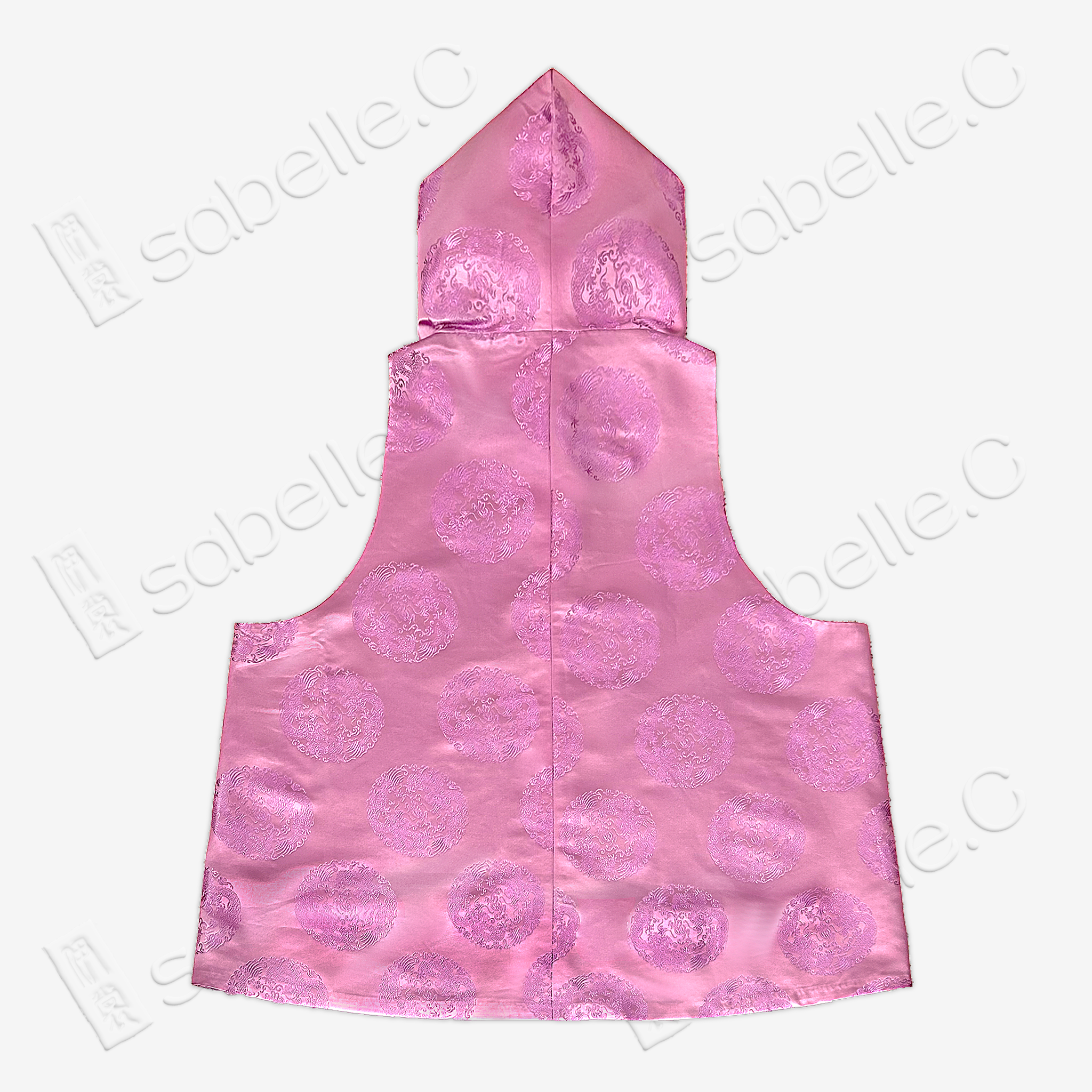 Hooded Silk Satin Tank Top