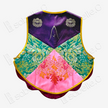 Emerald Vintage Silk Satin Rose Vest - 古董真絲老緞花卉馬甲