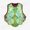 Emerald Vintage Silk Satin Rose Vest - 古董真絲老緞花卉馬甲