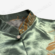 Emerald Peony & Butterfly Vintage Silk Satin Vest - 「翠蝶牡丹」古董真絲老緞馬甲