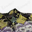 Ink Phoenix Peony Antique Silk Satin Vest - 古董真絲老緞馬甲
