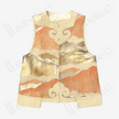 Gilded Mountain Kesi Long Vest - 緙絲中長款馬甲