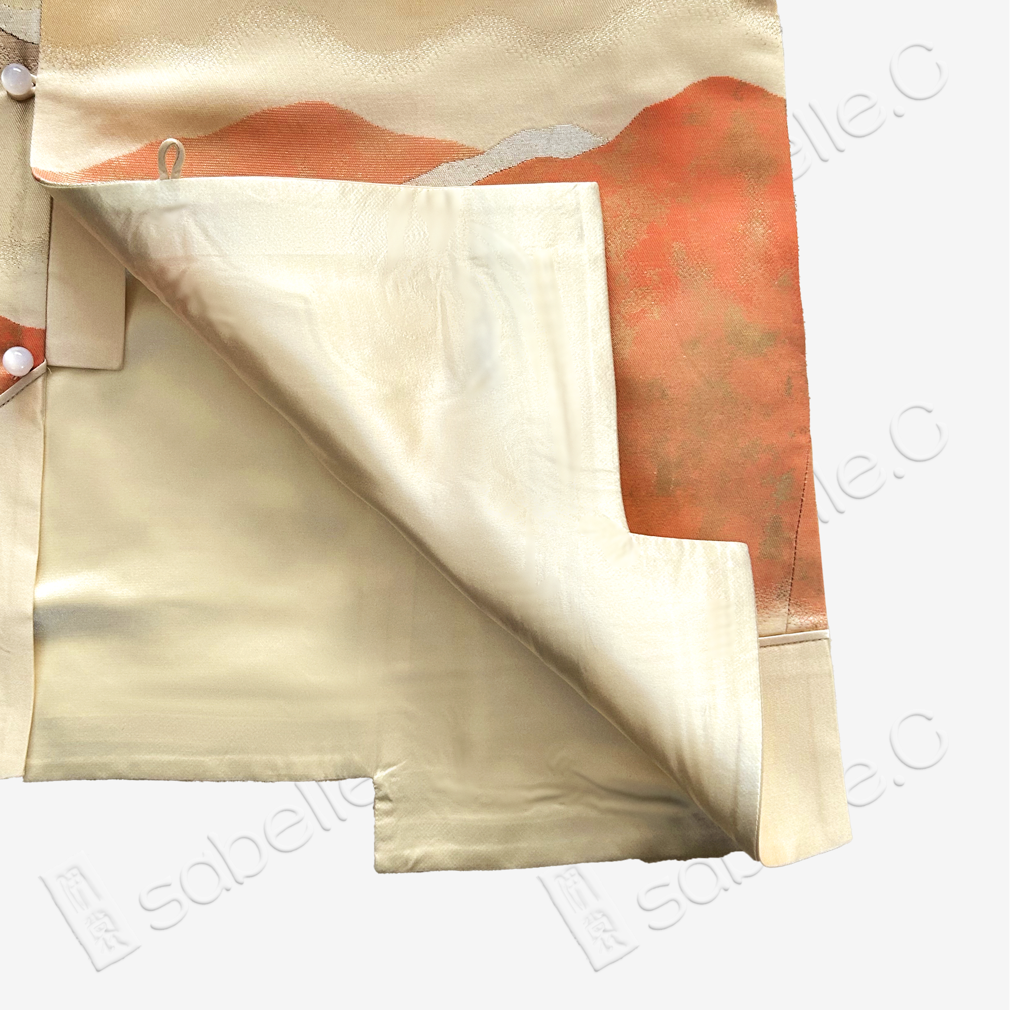 Gilded Mountain Kesi Long Vest - 緙絲中長款馬甲