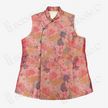 Blush Lotus Cloud Brocade Quilted Vest - 雲錦夾棉馬甲