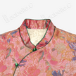 Blush Lotus Cloud Brocade Quilted Vest - 雲錦夾棉馬甲