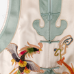 Dragon Phoenix Antique Embroidery Silk Satin Long Vest - 「清禾龍鳳」老繡真絲老緞馬甲