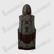 Vintage Silk‑Satin Hooded Sleeveless Top with Dragon Motifs - 古董真絲老緞連帽無袖上衣