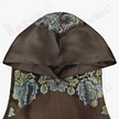 Vintage Silk‑Satin Hooded Sleeveless Top with Dragon Motifs - 古董真絲老緞連帽無袖上衣