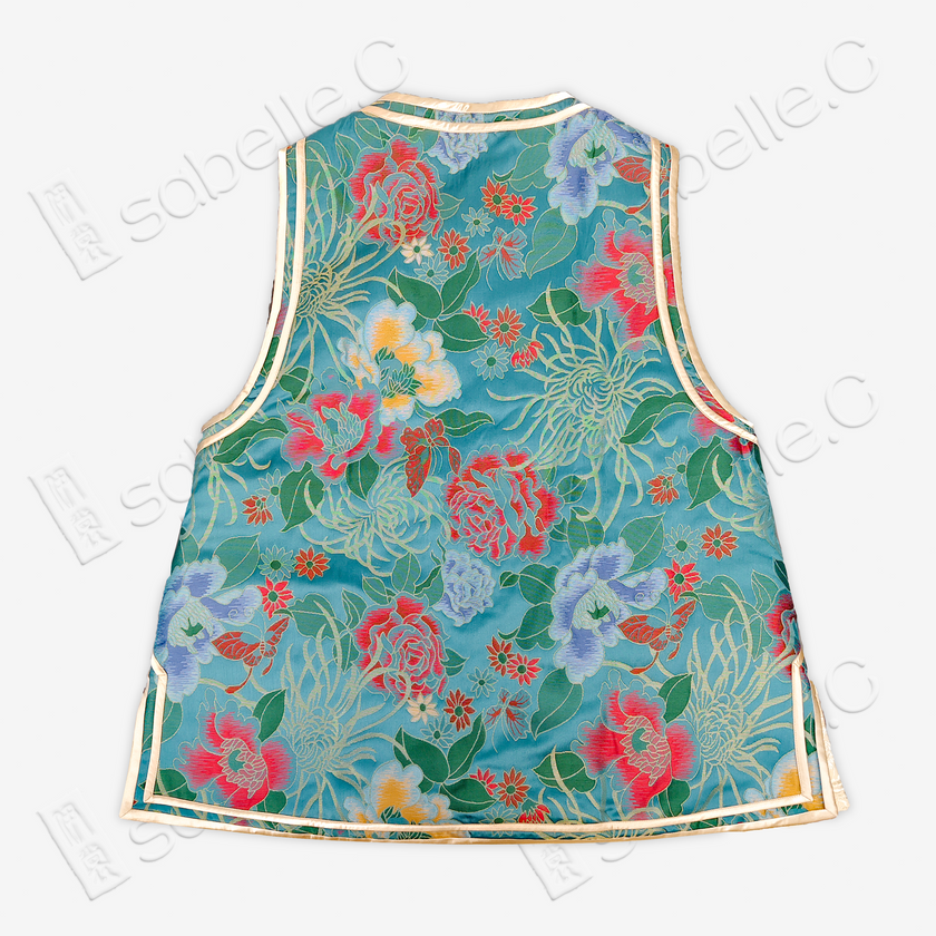 Yunjin Brocade Quilted Waistcoat
