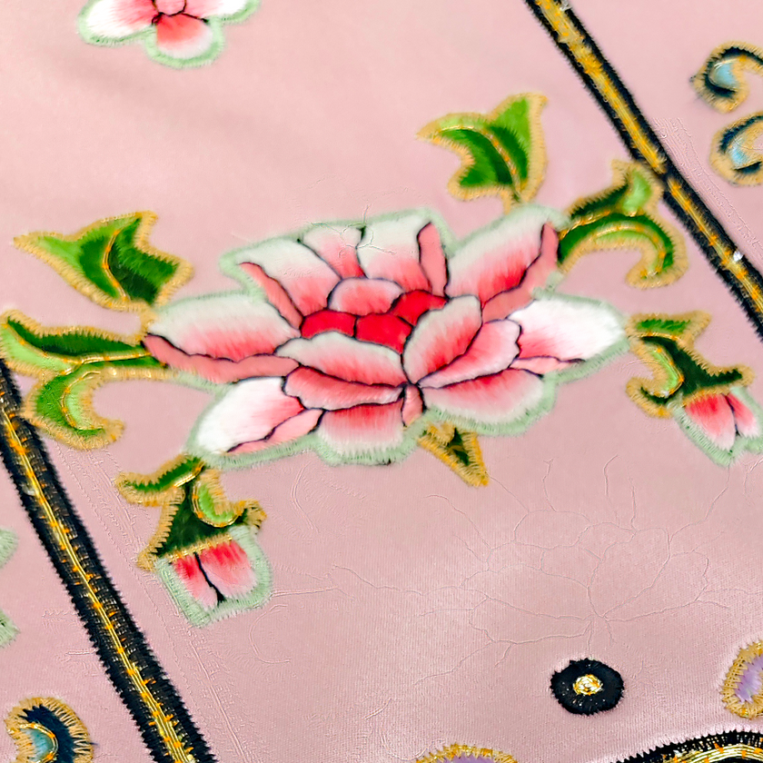 Vintage Embroidery Silk Vest