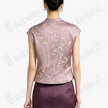 Vintage Silk‑Satin Bamboo‑Butterfly Sleeveless Top - 真絲老緞竹蝶無袖上衣
